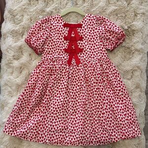 Pink Chicken Red Heart Dress